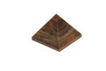 Energy Generator Gemstone Tiger Eye Pyramid