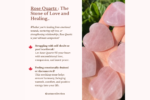 Gemstone Rose Quartz Pyramid