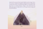 Gemstone Amethyst Pyramid