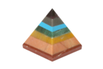Energy Generator Gemstone 7 Chakras Pyramid