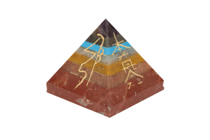 Seven Chakras gemstone Pyramid