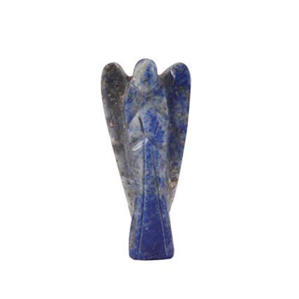 Aatm Lapis Lazuli Guardian Angel Pocket Statue – Inner Wisdom & Truth Stone, Third Eye & Throat Chakra Gemstone Figurine for Meditation, Spiritual Decor and Healing