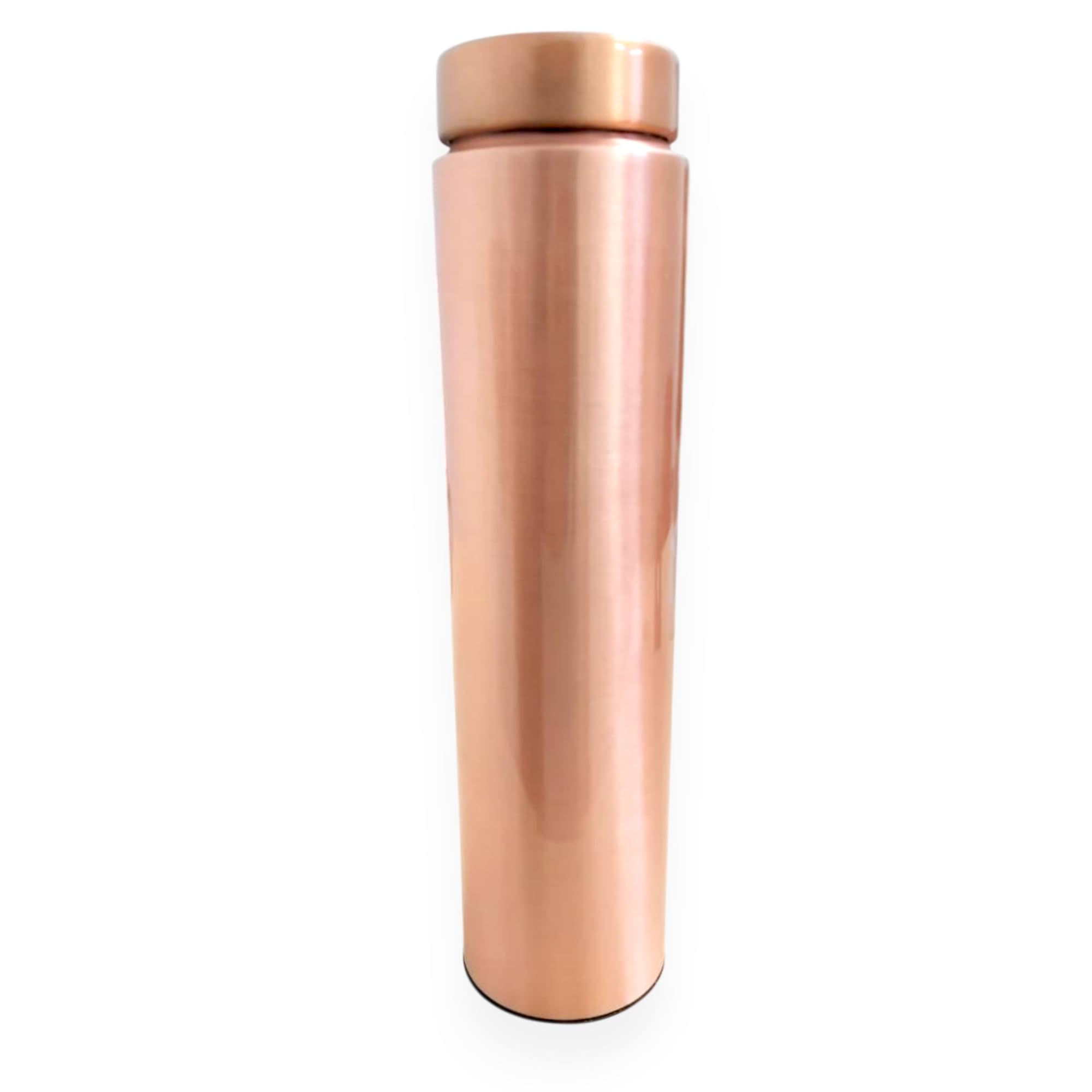 Aatm Pure Copper Water Bottle 1 Litre | BPA Free & Almost Zero Plastic | Leak Proof Bottle for Office, Gym & Daily Use | Supports Digestion, Liver Health & Hydration | 27cm Height, 7cm Width