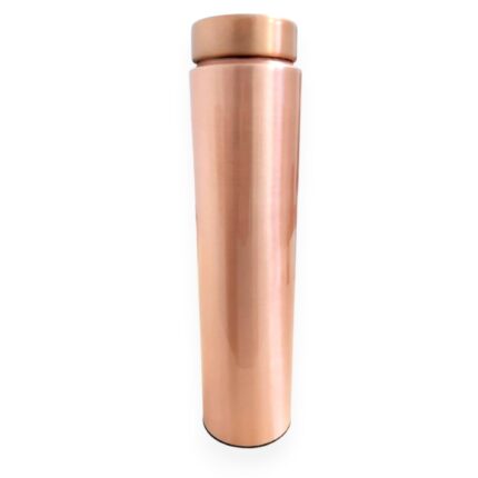 Aatm Pure Copper Water Bottle 1 Litre | BPA Free & Almost Zero Plastic | Leak Proof Bottle for Office, Gym & Daily Use | Supports Digestion, Liver Health & Hydration | 27cm Height, 7cm Width