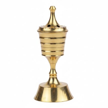 Aatm Brass Incense Stick Holder – Handmade 3.8 inch Agarbatti Stand & Pooja Burner for Mandir, Home, Temple & Office | Elegant Gift Item | Premium Brass Material |
