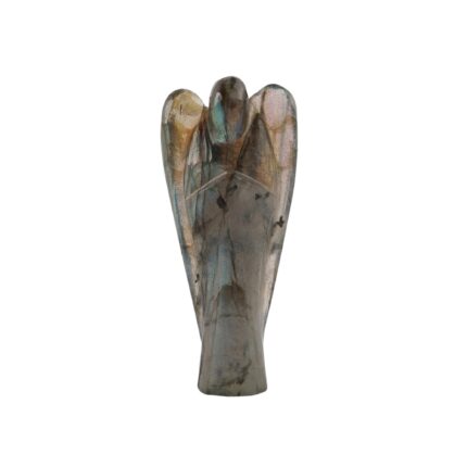 Aatm Labradorite Guardian Angel | 2 Inch Crystal | Intuition | Associated with Third Eye Chakra | Reiki Healing, Energy Therapy, Meditation | Spiritual Gift