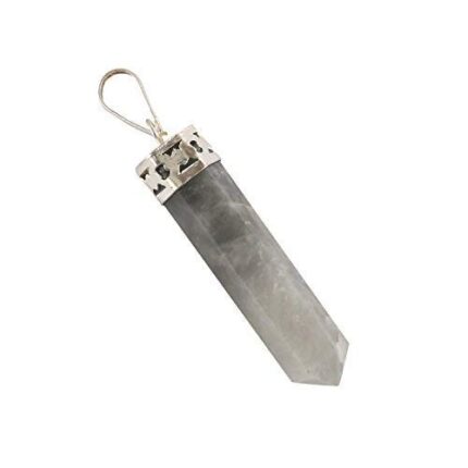 Aatm Natural Smoky Quartz Pendant for Grounding & Stress Relief | Root Chakra Healing Crystal | Meditation Spiritual Energy Gift for Men & Women