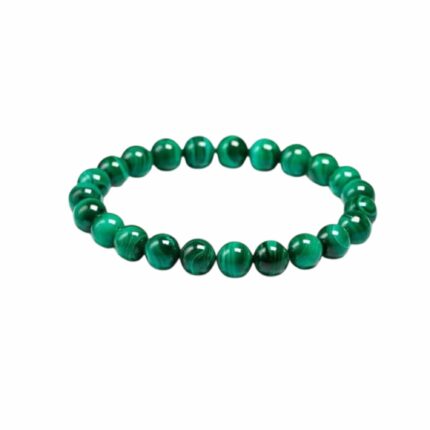 Aatm Natural Malachite Gemstone Bracelet for Heart Chakra, Emotional Balance, Transformation & Personal Growth | Unisex Bracelet