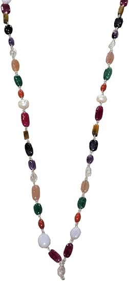 Aatm Healing Gemstone Navratan Necklace