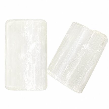 Aatm Natural Selenite Tumble Stone | White Selenite Crystal for Meditation, Reiki, Chakra Healing, Energy Cleansing, Spiritual Practice & Crystal Collection