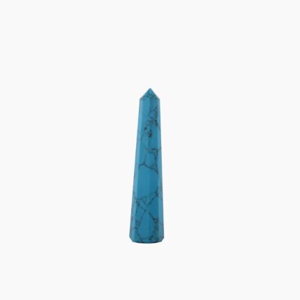 Aatm Natural Healing Gemstone Turquoise Obelisk Tower