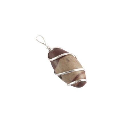 Aatm Shiva Lingam Chakra Healing Pendant Necklace | Gemstone Wired Wrapped for Meditation, Focus, Vitality & Spiritual Energy | Ideal for Energy Balance & Spiritual Use