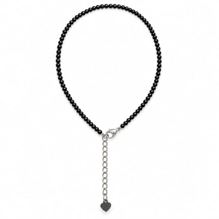 Aatm Black Beaded Anklet for Women and Girls, Stylish Ankle Bracelet