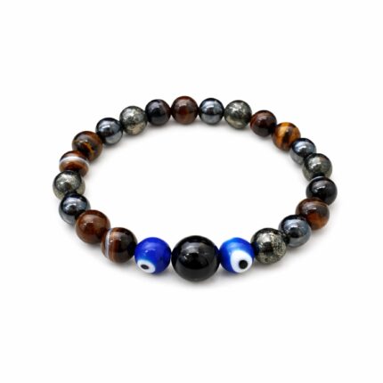 AATM Evil Eye Protection Bracelet | Handcrafted Bracelet for warding off Negativity | Spiritual Gift for Men & Women | Symbol of Protection & Positive Energy